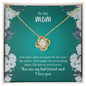 To My Mom | I Love You - Love Knot Necklace