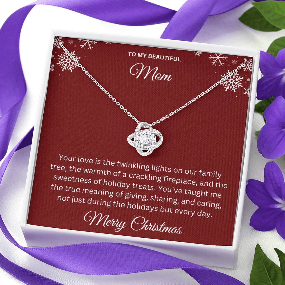 To My Beautiful Mom | Your Love Is The Twinkling Lights On Our Family