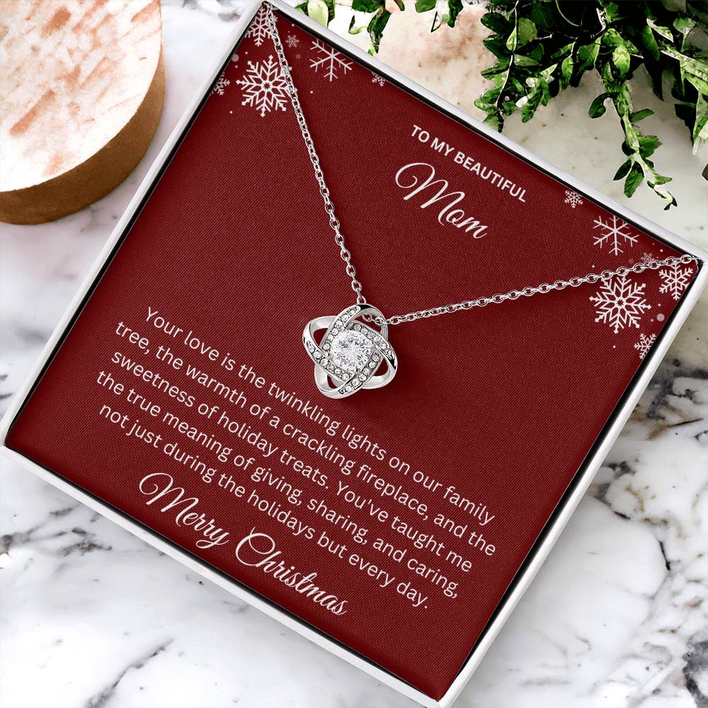 To My Beautiful Mom | Your Love Is The Twinkling Lights On Our Family