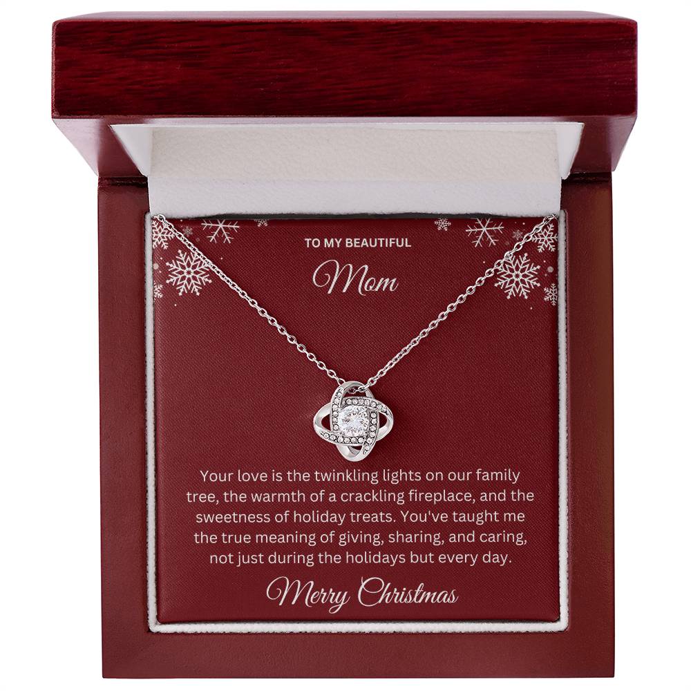 To My Beautiful Mom | Your Love Is The Twinkling Lights On Our Family